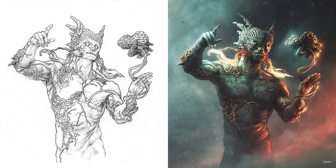 Misc, sketches & illustrations by Armin Rahimi