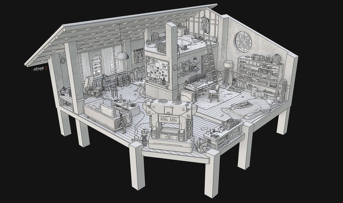 Misc, sketches & illustrations by Armin Rahimi