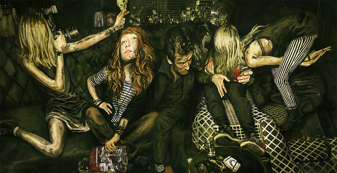 The Revelator, a painting from Strange Obsessions by Armin Rahimi