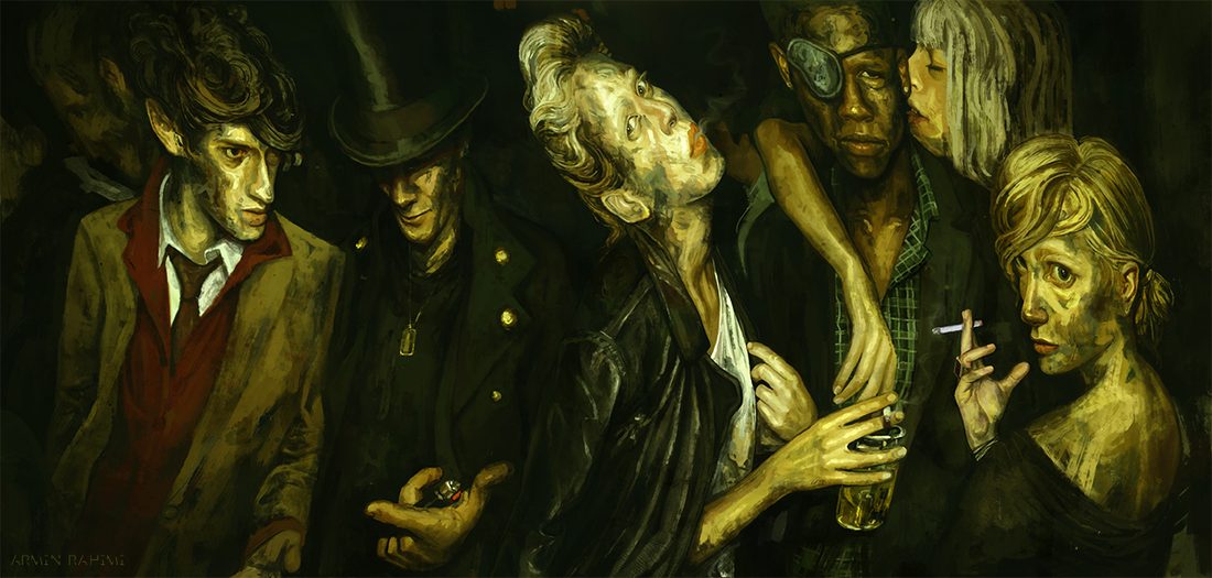 Breath, a painting from Strange Obsessions by Armin Rahimi