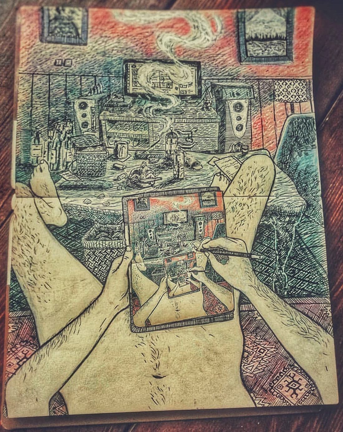 Selected Works, paintings & drawings by Armin Rahimi
