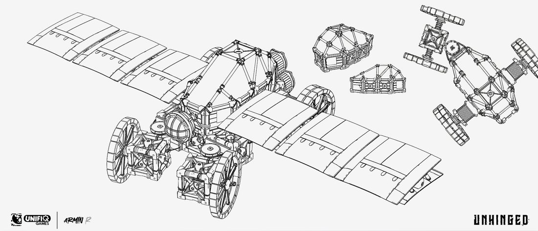A Modular Vehicle, Built from Blocks, from Unhinged by Armin Rahimi