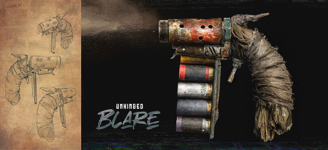Blare, the Launcher, from Unhinged by Armin Rahimi