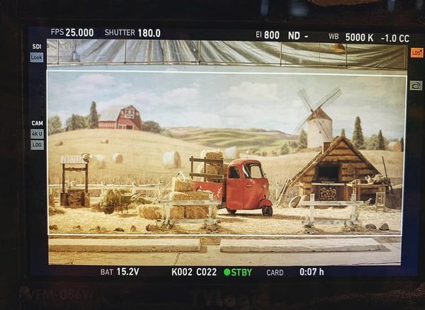 My Backdrop and Set, Through the Camera, from Scenic Art by Armin Rahimi