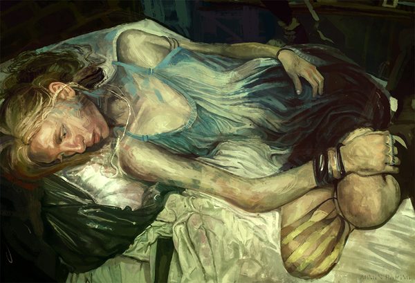 Elaborate Dream, a painting from Strange Obsessions by Armin Rahimi