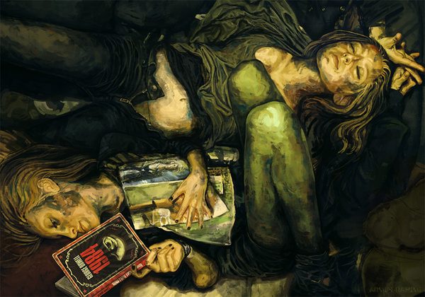 BIG BROTHER, a painting from Strange Obsessions by Armin Rahimi